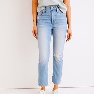 Madewell perfect vintage crop Jean